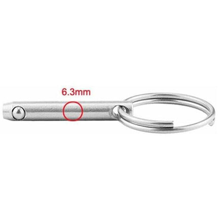 4 pcs Quick Release Ball Pins, 316 Stainless Steel 6.3Mm Diameter Quick Release Pins With Spring Loaded Ball End.