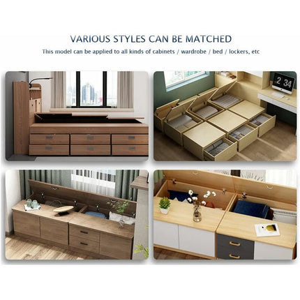 2 pcs Gas Springs 150N Hydraulic Gas Spring Furniture Gas Strut DAmper Cupboard Door For Cabinets Bookcases Furniture.