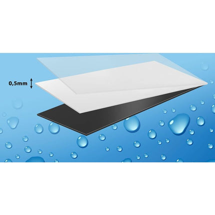 Black Waterproof Tape (10Cm X 150Cm) For Pool And Pipe Repair (Emergency Repair Tape/Self-Adhesive Sealing Tape For.