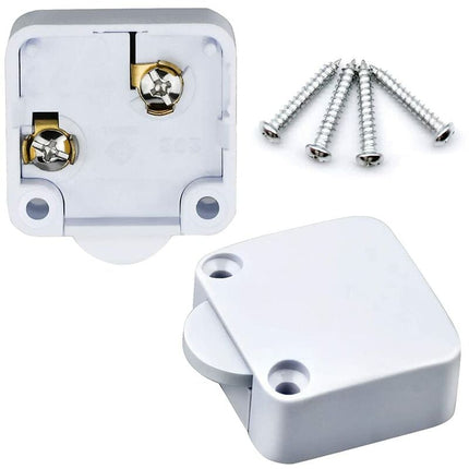 2 pcs Cabinet Cupboard Switch 2A/250V Automatic Switch Cupboards For Applies To Various Lighting Fixtures And All Types.