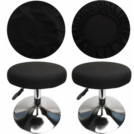 ROund Stool Cover Bar Stool Cover, Luxury Fabric, Diameter 30Cm, Stretchable, Wrinkle-Resistant, Washable And Dustproof.