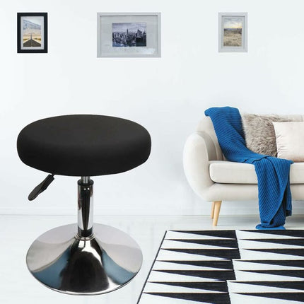 ROund Stool Cover Bar Stool Cover, Luxury Fabric, Diameter 30Cm, Stretchable, Wrinkle-Resistant, Washable And Dustproof.