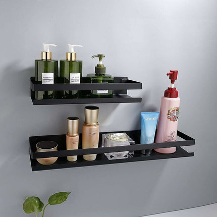 Bathroom Shelf Wall Mounted 20-40Cm Modern Matte Black Bathroom Kitchen Shower Shelf (3010.56Cm).