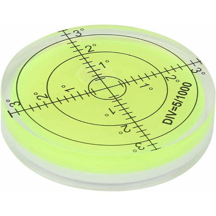 ROund Spirit Level, 60Mm Diameter Measuring Tool, ROund Bubble Level With Scale For Balancing Camera Equipment.
