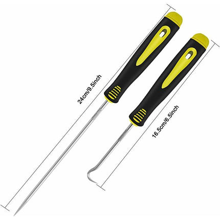 8 pcs Long Short Hook Set Car Hose Removal Tool Oil Seal Puller O-Ring Hook Vacuum Pipe Trim Car Tool.