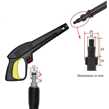 High Pressure Water Gun With ROtating Nozzle, Compatible With Lavor Pressure Washers.