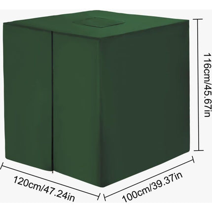1000L Ibc Tank Cover, 420D Water Tank Cover, Anti-Uv Tank Protection Cover, Ibc Tank Protective Cover With Zipper, 120.