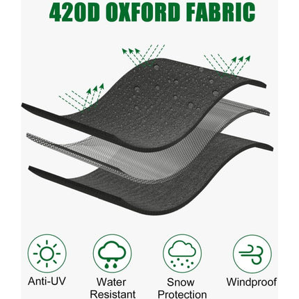 1000L Ibc Tank Cover, 420D Water Tank Cover, Anti-Uv Tank Protection Cover, Ibc Tank Protective Cover With Zipper, 120.