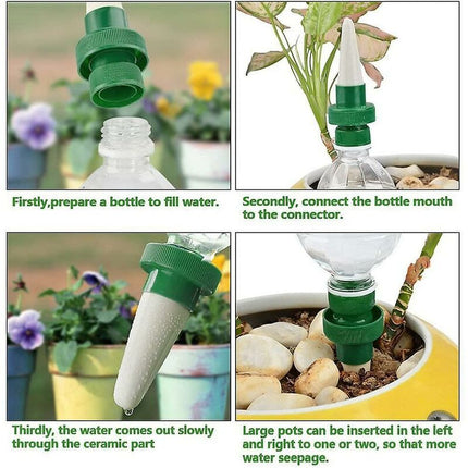 Automatic Plant Watering Device Ceramic Self Watering Spikes Flower Watering Spikes Drip Irrigation Watering System For.
