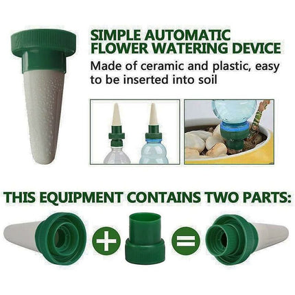Automatic Plant Watering Device Ceramic Self Watering Spikes Flower Watering Spikes Drip Irrigation Watering System For.