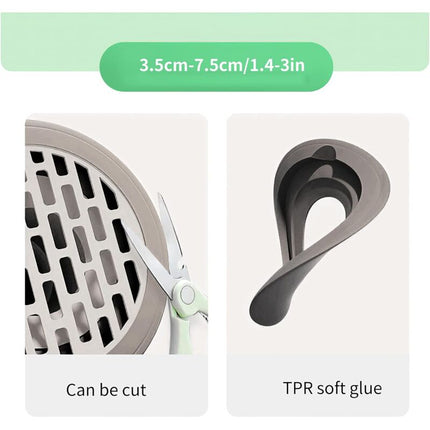 Shower Sink Drain Check Valve Channel Core Anti-Odor Kitchen Bathroom Backflow Preventer Bathroom Pipe Check Valve.