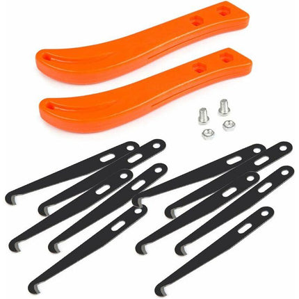 2 pcs Caulking Joint Cleaner Knife + 10 Replaceable Blades - Wall Tile Joint Renovation.