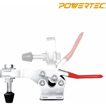 20326 225D Quick Release Horizontal Toggle Clamp - 500 Lb Holding Capacity With Rubber Pressure Tip, 4Pk.