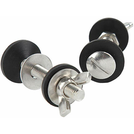 Toilet Bolt Tank To Bowl Bolt Kit, 2 pcs Screw Cassette Kit, Universal Stainless Steel Toilet Fixing, Easy To Install.