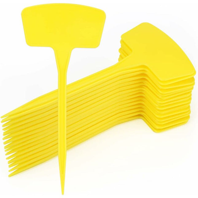 30 pcs 26.5Cm Large Plastic Plant Label,Garden Tags Markers Name,Plant Labels Waterproof Plant Tag Tall Outdoor,Yellow.