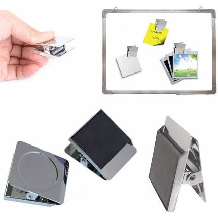 10 Pieces Magnetic Clips, Metal Magnet Clips Fridge Magnet Clips Magnetic Clips Magnet Clips Drawing Clips For.
