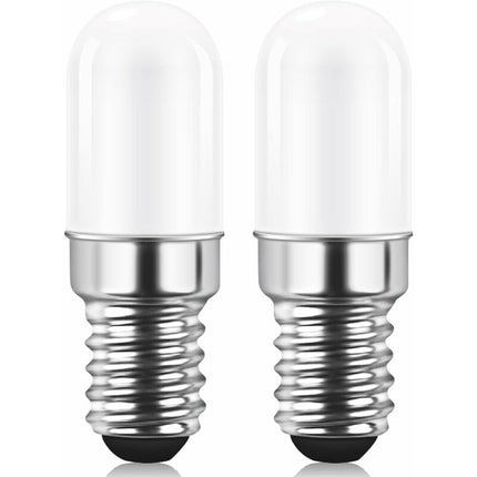 LED Refrigerator Bulb E14, 2W Equivalent To 15W, Warm White 3000K, Fridge Bulb, Salt Lamp, Sewing Machine,.