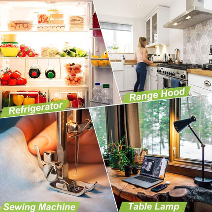 LED Refrigerator Bulb E14, 2W Equivalent To 15W, Warm White 3000K, Fridge Bulb, Salt Lamp, Sewing Machine,.