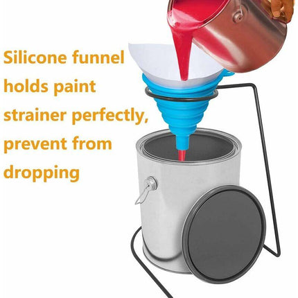 200 pcs Nylon Conical Paint Filter For Car Paint With Silicone Funnel Filter For Filtering Car Lacquers Industrial.