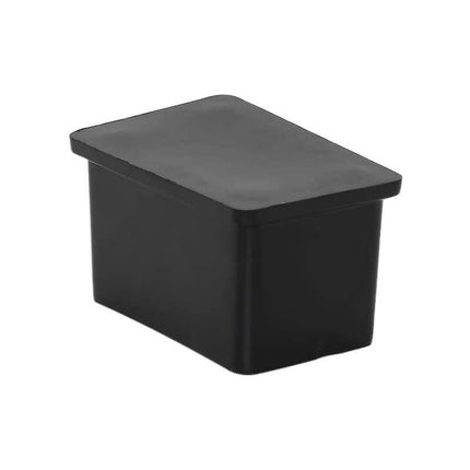 8 Pack Rectangular Non-Marking Pvc Chair Leg Caps 30Mm X 50Mm (1-3/16" X 2").