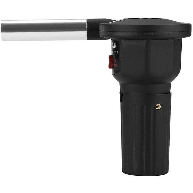 Barbecue Blower - Portable Electric Barbecue Fan For Outdoor Camping Bbq Black.
