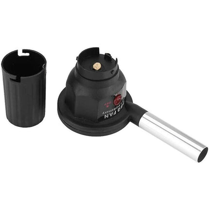 Barbecue Blower - Portable Electric Barbecue Fan For Outdoor Camping Bbq Black.