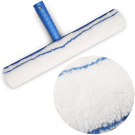 Window Cleaning Kit, Window Squeegee And Microfiber Cloth, Shower Squeegee With Rubber Lip, Window Cleaning Tool, 35Cm.
