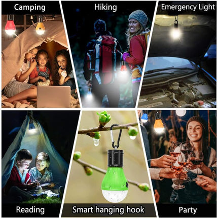 4 Pack LED Camping Lights Hiking Fishing Emergency Light Waterproof Battery Powered LED Indoor Outdoor Lighting.