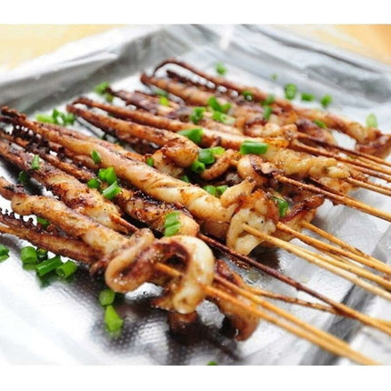 100 Pieces Wooden Skewers, 30Cm Bamboo Skewers Sticks, Skewers For Fruit, Cocktail, Bbq And Vegetables.
