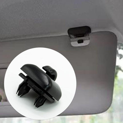 1 pcs Auto Sun Visor Clip Sun Visor Clip Auto Sun Visor Hook Holder Hook For Audi A1 A3 A4 A5 Q3 Q5 (8E0 857 562) A7 B6.