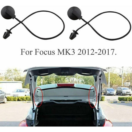 2 pcs Rear Parcel Shelf Tie Down Cords Compatible With Ford Focus Mk3 2012-2017 Cv6Z5846538A Bm51A46538Aa.