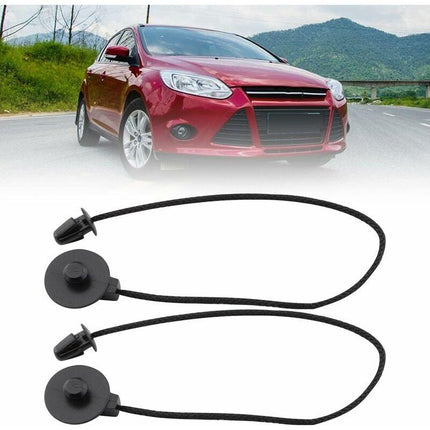 2 pcs Rear Parcel Shelf Tie Down Cords Compatible With Ford Focus Mk3 2012-2017 Cv6Z5846538A Bm51A46538Aa.