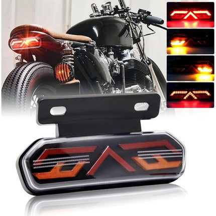 Multifunctional Motorcycle Tail Light 12V Universal Waterproof LED Brake Light Driving Lights Turn Signals For.