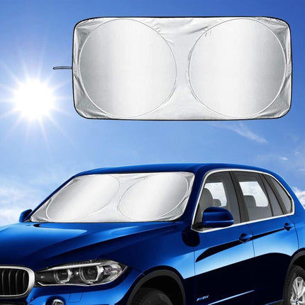 Car Windshield Sun Shade,Foldable Front Windshield Visor Sunshade Cover,Anti Uv Reflective Protector,Sunshade Block.