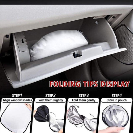 Car Windshield Sun Shade,Foldable Front Windshield Visor Sunshade Cover,Anti Uv Reflective Protector,Sunshade Block.
