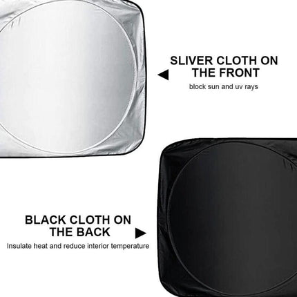 Car Windshield Sun Shade,Foldable Front Windshield Visor Sunshade Cover,Anti Uv Reflective Protector,Sunshade Block.
