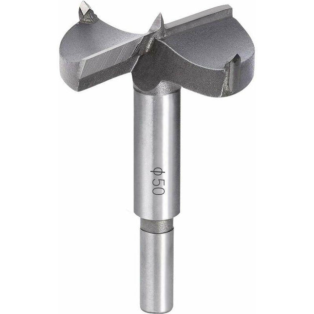 Wood Drill Bits, 50Mm Carbide Wood Cutter, Installing Wooden Spherical Doors, Drawers, Plywood, Quickly Helps You Make.
