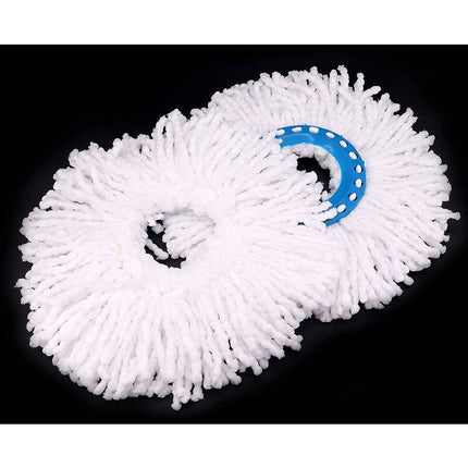 4 pcs Microfiber Mop Heads, ROund Replacement Mop Heads 360 ROtation Mop Heads For Floor Cleaning (Diameter 16Cm).