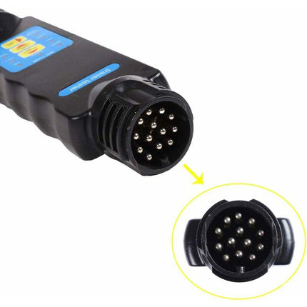13 Pin Trailer Tester, 13 Pin Car Trailer Tester, 12V Trailer Tester 13 Pin Lights Wiring Circuit Diagnostic Tools (13.