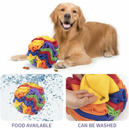 Dog Snuffle Mat Ball, Dog Play Mat, Interactive Dog Toy, Puzzle Slow Feeding Snuffle Mat, Stress Release For Small.