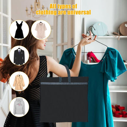 2 pcs Foldable Garment Covers 180X60Cm, Breathable Dustproof Protective Cover For Long Wedding Evening Dress Suits.