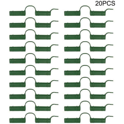 20 pcs Greenhouse Clips Greenhouse Tube Clips Fixed Tool Garden Tarpaulin Sun Protection Clips 1.1Cm.