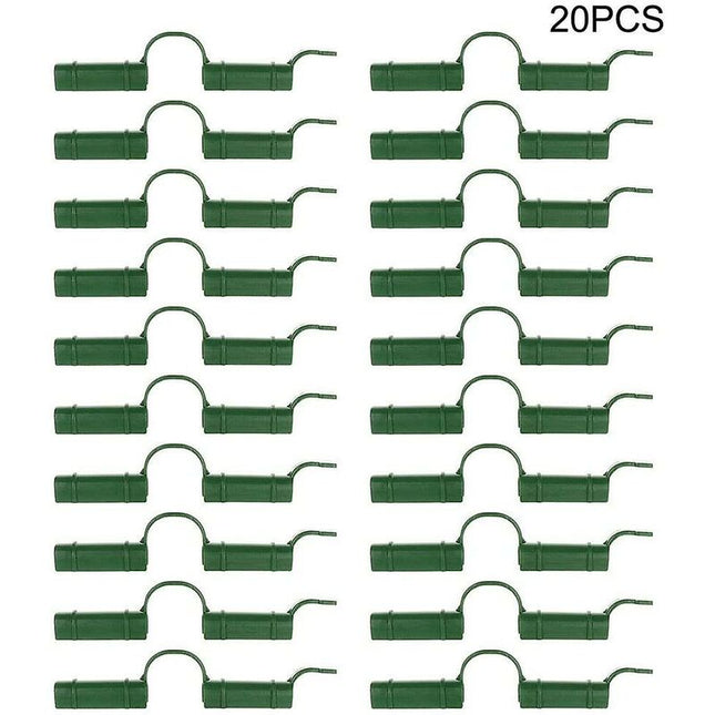 20 pcs Greenhouse Clips Greenhouse Tube Clips Fixed Tool Garden Tarpaulin Sun Protection Clips 1.1Cm.