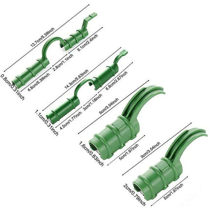 20 pcs Greenhouse Clips Greenhouse Tube Clips Fixed Tool Garden Tarpaulin Sun Protection Clips 1.1Cm.