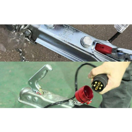 Trailer Plug Holder Trailer Connector Bracket Trailer Plug Adapter 7Pin/13Pin Trailer Plug Holder For Rv Utv Trailer,.
