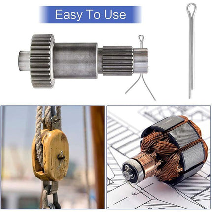 230 pcs Stainless Steel Cotter Pins M1 M2.5 M3 M4 M5 Retaining Pin Assortment Kit With Storage Box.