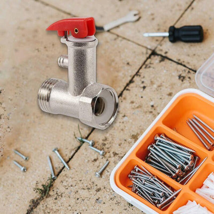 1/2 Pt Sleeve Electric Water Boiler Safety Valve 0.75Mpa Temperature And Pressure Relief Valve For Water Heater System.