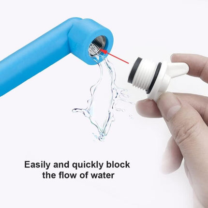 Plumbing Plug-15 pcs 1/2" Male External Thread Pipe Hex Plug,Blanking Plug,For Washing.