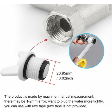 Plumbing Plug-15 pcs 1/2" Male External Thread Pipe Hex Plug,Blanking Plug,For Washing.