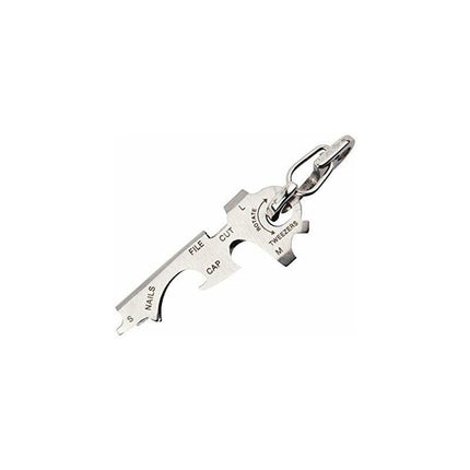8 In 1 Multifunction Keychain With Bottle Opener, Screwdriver And Other Keytools.
